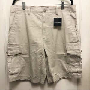 Eddie Bauer Timber Edge Ripstop 2.0 Cargo Shorts Size 34 Color Khakis